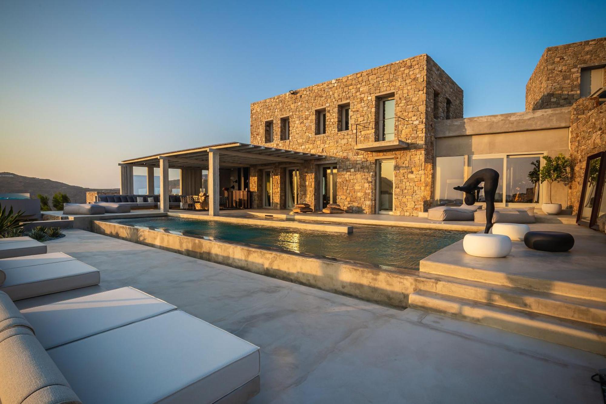 Serenity Sky - Luxury, Design & Sunset Views By One-villas * Mykonos Town