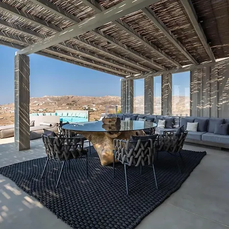 Villa Serenity Sky - Luxury, Design & Sunset Views By One-Villas Mykonos Town Exterior photo