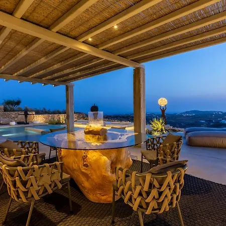 Villa Serenity Sky - Luxury, Design & Sunset Views By One-Villas Mykonos Town Exterior photo